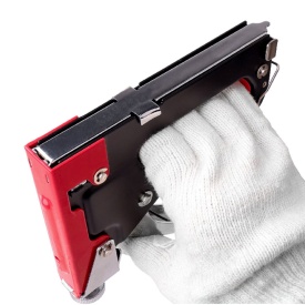 Capsator tapițerie manual metalic VERKE 4-14 mm, cu reglaj al forței de capsare, compatibil cu capse tip U, C și T - Img 3