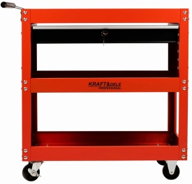 Cărucior atelier KraftDele KD366 – 4 sertare, roți cu frână, mobil, organizare scule, construcție metalică - Img 2