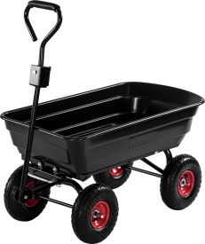 Cărucior de grădină și transport KraftDele KD3127, 75 L, sarcină maximă 300 kg, cu funcție de basculare - Img 3