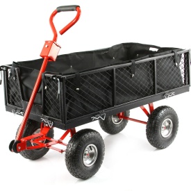 Cărucior pliabil de transport, capacitate 400Kg + carlig MXM85262 - Img 1