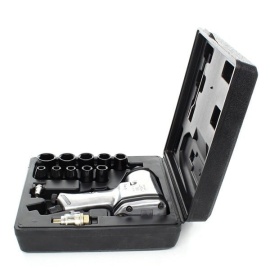 Cheie de impact pneumatică KraftDele KD1420 1/2 inch, 312 Nm, set 17 piese cu tubulare CrV și valiză - Img 8