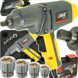 Cheie electrică de impact 1/2 inch MaxRom, 900 W, 500 Nm, cu 4 tubulare și valiză pentru roți, șuruburi și piulițe - Img 1