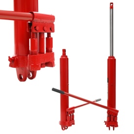 Cilindru hidraulic 12T KraftDele KD345 cu pompă dublă, cursă 550 mm, pentru prese, macarale și echipamente de ridicare