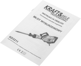 Ciocan demolator KraftDele KD3211, 3200W, 75J, prindere HEX-GAN, pentru lucrări grele de dăltuire și demolare - Img 11