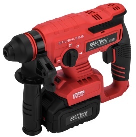 Ciocan rotopercutor cu acumulator KraftDele 21V 3J, motor fără perii, 2 acumulatori 4Ah, SDS-Plus, model KD3191