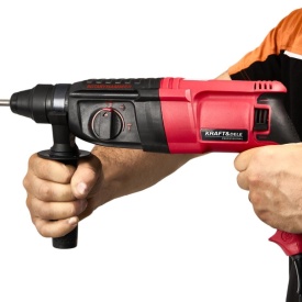 Ciocan rotopercutor KraftDele KD1510 cu SDS+, 2600W, 4 funcții, pentru găurire și dăltuire în beton, zidărie, lemn și metal - Img 9