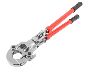 Cleste hidraulic manual pentru sertizare tevi PEX tip U 16-32 mm, cap rotativ 360°, manere telescopice, MaxRom - Img 7