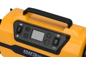 Compresor Auto 12V / 230V 150 PSI cu Lanternă LED & Mod Suflantă – Dual Power | KraftDele KD3441 - Img 7