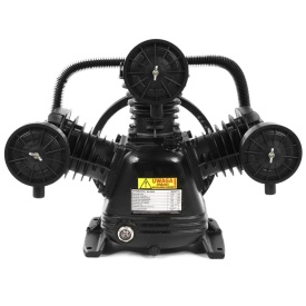 Compresor cu pompă de aer tricilindrică Mar-Pol W3065, ungere cu ulei, 360 l/min, 10 bar, pentru rezervor 150-200 L - Img 6