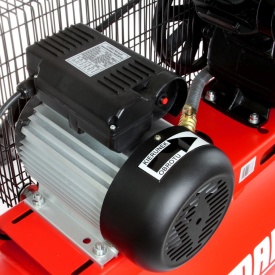 Compresor de aer 100L V2 MAR-POL M88415 – motor 2.2kW, transmisie pe curea, debit real 250 l/min, 8 bar, documentație completă - Img 7
