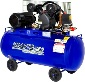 Compresor de aer cu ulei KraftDele 100L, 3,4 kW, 400V, 8 bar, 580 L/min, model KD4055 pentru atelier și aplicații profesionale - Img 2