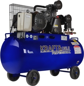 Compresor de aer cu ulei KraftDele KD4056, 100L, 4100W, 650 l/min, 8 bar, alimentare trifazată 400V - Img 3