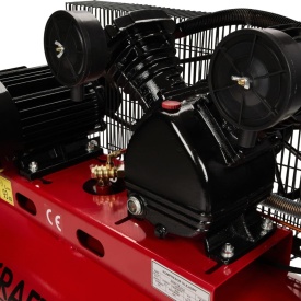 Compresor de aer cu ulei KraftDele KD406, 150L, 5,2 CP, 400V, 2 pistoane, transmisie pe curea - Img 10