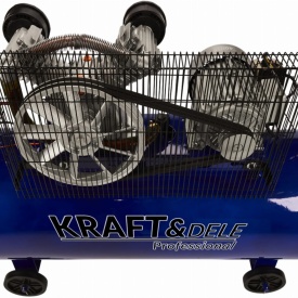 Compresor de aer cu ulei KraftDele KD4061, 300L, 2 pistoane, 400V, 5,5 kW, 820 l/min, cu separator ulei și apă - Img 6