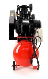 Compresor de aer cu ulei KraftDele KD408, 200L, 3 pistoane, 400V, transmisie pe curea, 8 bar, pentru atelier și aplicații intense - Img 7