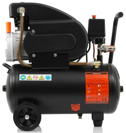Compresor de aer cu ulei VERKE 24L, 2 CP, 130 l/min, 8 bar, rezervor 24 litri pentru atelier și scule pneumatice - Img 6