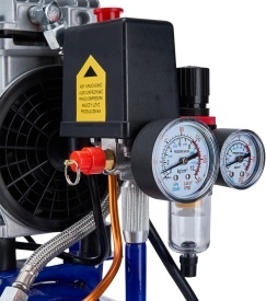 Compresor de aer fără ulei KraftDele KD4098, rezervor 9L, 550W, debit 155 L/min, compact pentru garaj și atelier - Img 12