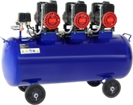 Compresor Fără Ulei 100L 6000W 660L/min 8 Bar – Profesional, Putere Maximă KraftDele KD4094 - Img 6