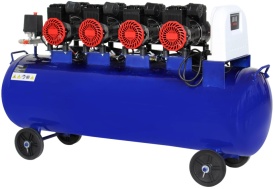 Compresor Fără Ulei 120L 7kW 4 Pistoane 8 Bar – Industrial, Debit Mare 910L/min | KraftDele KD4095 - Img 4