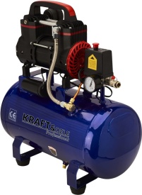 Compresor Fără Ulei 24L 1390W 220L/min – Puternic, Compact și Ideal pentru Atelier | KraftDele KD2128