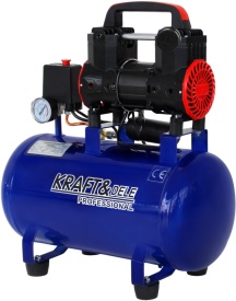 Compresor Fără Ulei 30L 1500W 285L/min – Profesional pentru Atelier, Stomatologie & Barbershop | KraftDele KD4091 - Img 5