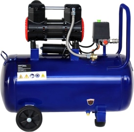 Compresor Fără Ulei 50L 1500W 8 Bar – Silențios, Aer Curat, Ideal pentru Atelier & Barbershop | KRAFT&DELE KD4092 - Img 2