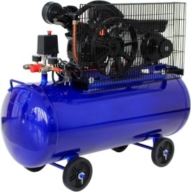 Compresor oleiat KraftDele 100L, 2 pistoane, 230V, 3.0 kW, 480 l/min, 8 bar, model KD4054 pentru atelier și aplicații pneumatice - Img 4