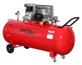Compresor oleios profesional KraftDele 300L 9,5 kW, 8 bar, 1000 l/min, model KD1409 BR270/8