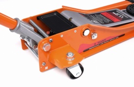 Cric auto hidraulic tip crocodil low profile 3T KraftDele KD1374, ridicare 85-505 mm, cu roți pentru manevrare ușoară - Img 4