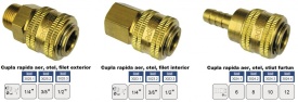 Cupla rapida aer, alama, filet exterior 3/8" ADLER MA3025.2 – Kraft&Dele