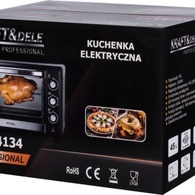 Cuptor electric de bucătărie KraftDele KD4134, 45L, 2000W, cu funcție rotisor, convecție 360° și accesorii incluse - Img 10