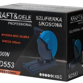 Debitator metal KraftDele KD553, 2900W, 230V, disc 355 mm, cu menghină reglabilă până la 45° - Img 12
