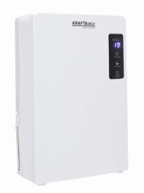 Deumidificator de aer KraftDele KD10587 – 90W, Tehnologie Peltier (fără compresor), Rezervor 2.2L, Capacitate 700ml/zi