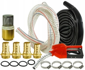Distribuitor combustibil autoamorsant VERKE YBV-600S, pompă electrică 600 W, debit 50 l/min, cu pistol și contor - Img 4