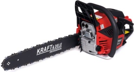 Drujbă pe benzină KraftDele KD5011, 5,2 CP, lamă 45 cm, pentru tăiere lemn și lucrări gospodărești