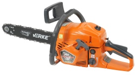 Drujbă pe benzină MaxRom CS65-T 4,35 CP, 65 cm³, lamă de tăiere 38 cm, cu lanț, pentru lemn de foc și lucrări gospodărești - Img 4