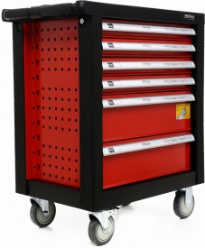 Dulap mobil cu scule 263 piese KraftDele KD361 – cărucior atelier cu 6 sertare - Img 3
