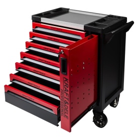 Dulap mobil pentru scule KraftDele KD1078 – cărucior atelier cu 9 sertare, gol - Img 5