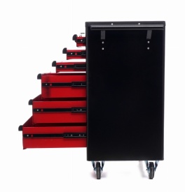 Dulap mobil pentru scule KraftDele KD370 – cărucior atelier cu 6 sertare, gol - Img 11