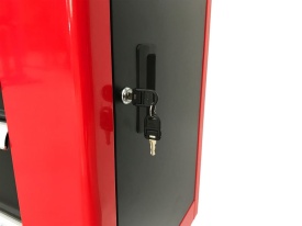 Dulap mobil pentru scule VERKE Premium Line cu 7+1 sertare și 142 piese, cărucior atelier cu blat rezistent și închidere centralizată - Img 5