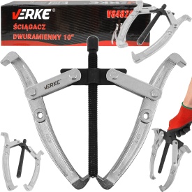 Extractor rulmenți cu 2 brațe și șurub 10 inch, din oțel CR-V, filet trapezoidal, 355 mm, MaxRom