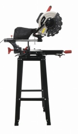 Fierăstrău circular de banc tip pendular KraftDele KD3010 cu laser, bază metalică și disc 250 mm pentru tăieri în lemn - Img 11
