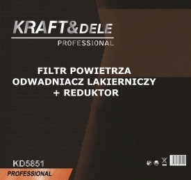 Filtru de aer cu separator de apă și regulator de presiune KraftDele KD5851 pentru instalații pneumatice și vopsire - Img 10