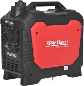 Generator de curent invertor KraftDele KD3162, 2,5 kW, 230V și 12V, port USB, ECO MODE, portabil pentru urgențe și camping - Img 4