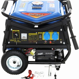 Generator de curent monofazat KraftDele KD144, 3000W, 230V/12V, benzina, pornire electrică și manuală - Img 8