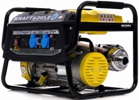 Generator de curent monofazat KraftDele KD149, 3500W, 230V/12V, afișaj LCD, motor 4 timpi, pentru uz casnic și profesional - Img 6