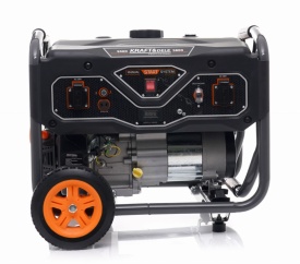Generator de curent monofazat KraftDele KD695, 230V, 3,2 kW / 3,5 kW, rezervor 15L, ieșire 12V, open frame - Img 4