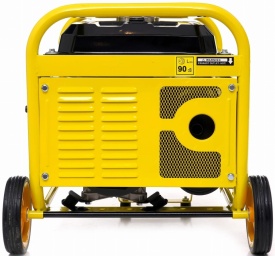 Generator de curent pe benzină KraftDele KD125, 3800 W, 230 V + 12 V, motor 4 timpi, cu roți și mâner pentru transport - Img 12