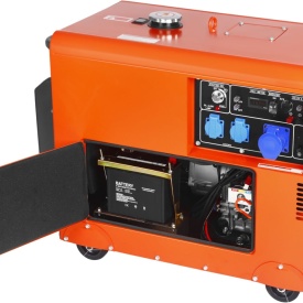 Generator electric diesel monofazat 230V KraftDele KD3242, 7 kW maxim, cu ATS inclus și pornire electrică - Img 11