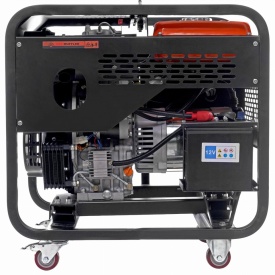 Generator electric monofazat diesel KraftDele KD169, 9 kW, 230V, priză 32A, AVR, pornire electrică și manuală - Img 8